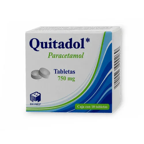 Quitadol 750mg Tab 10
